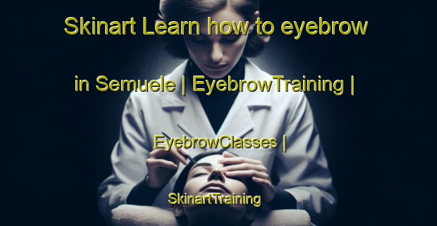 Skinart Learn how to eyebrow in Semuele | EyebrowTraining | EyebrowClasses | SkinartTraining-the Democratic Republic of the Congo
